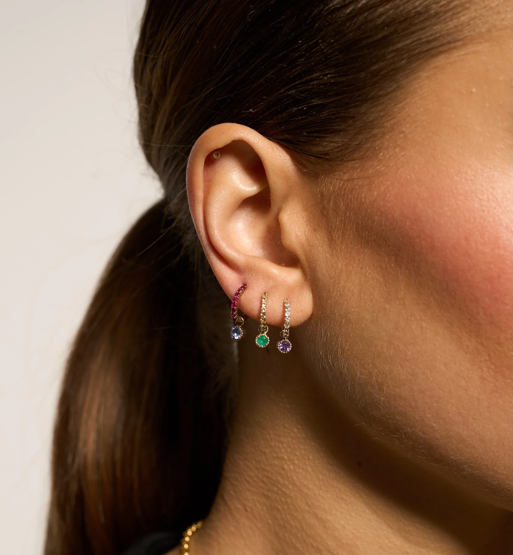 Birthstone Earring Charm 14K - Image 5