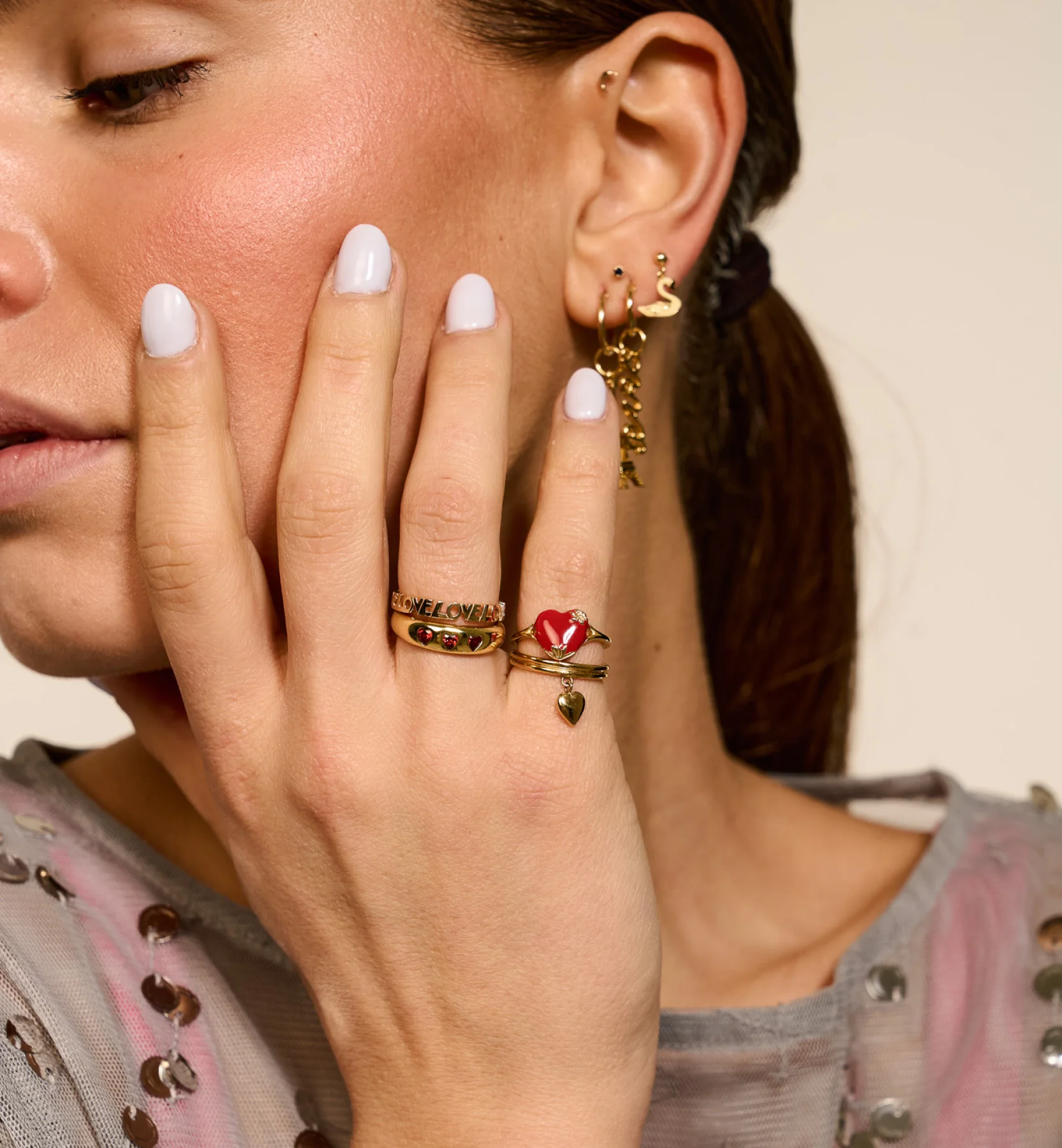 Brilliant Muse Pinky Ring - Image 3