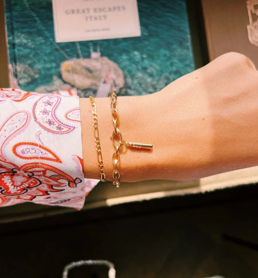 Collier Link Bracelet 14K - Image 3