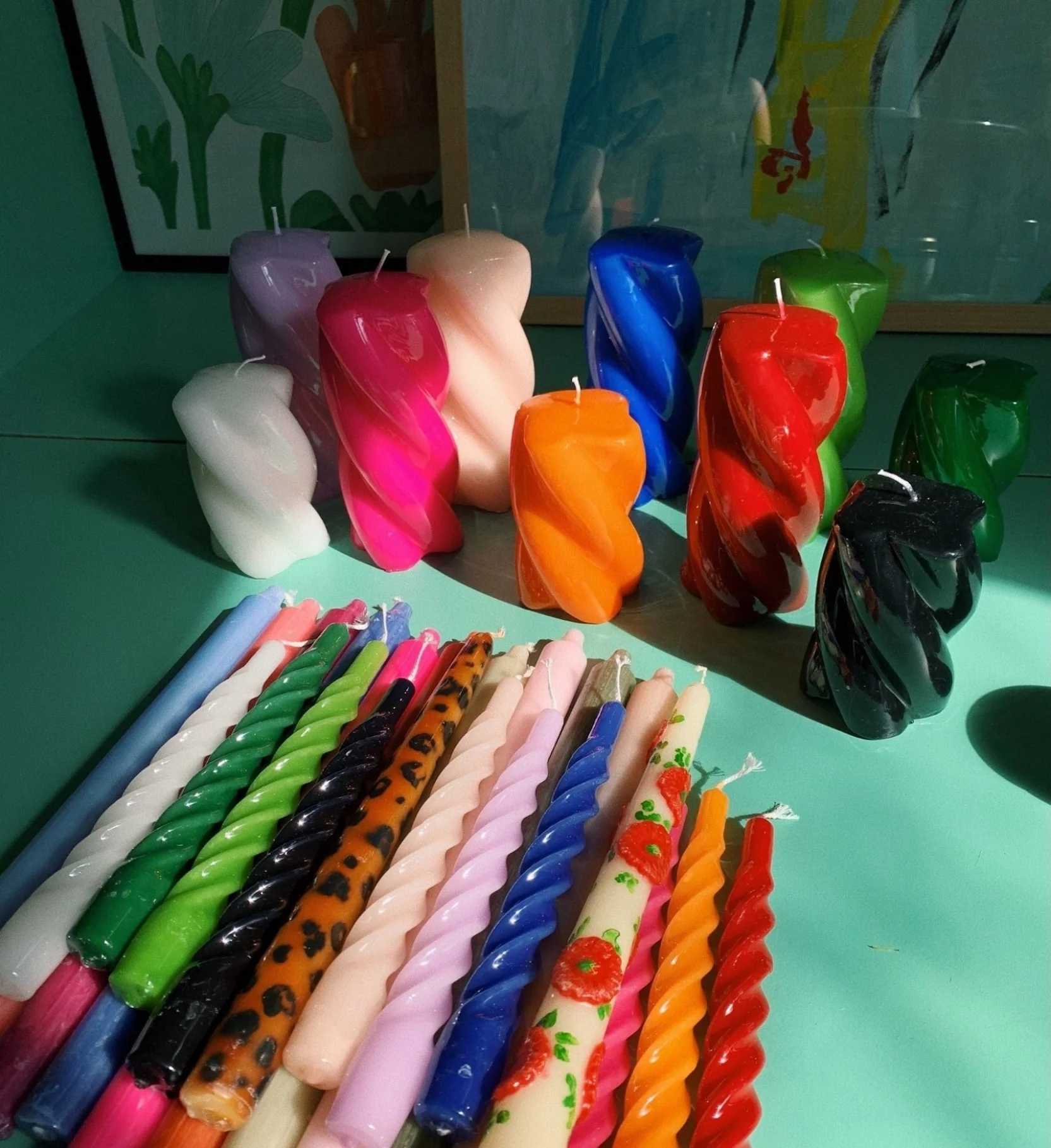 Flower Candle - Set of 2 - Image 4