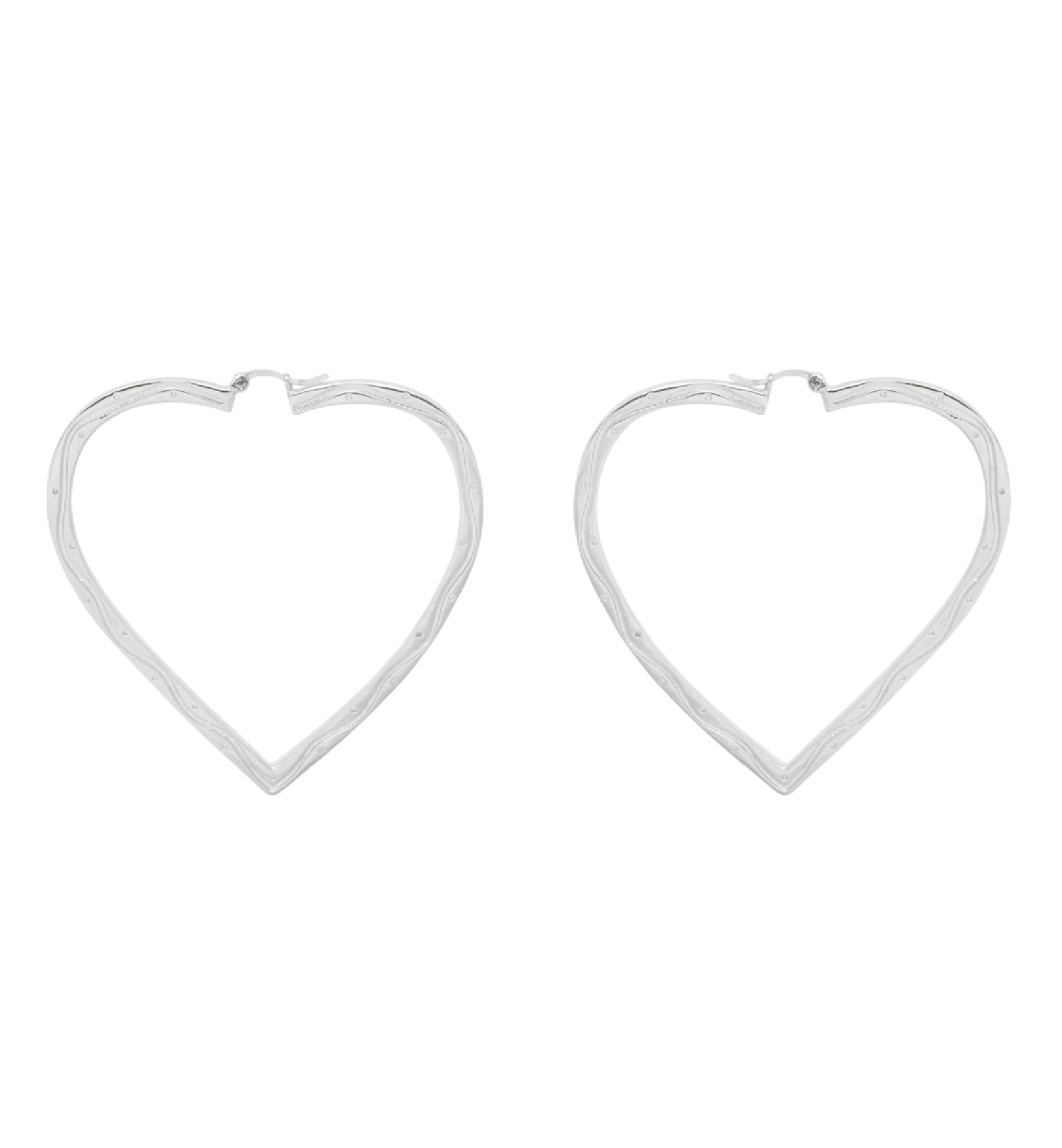 Funky Love Hoop Earrings - Image 5