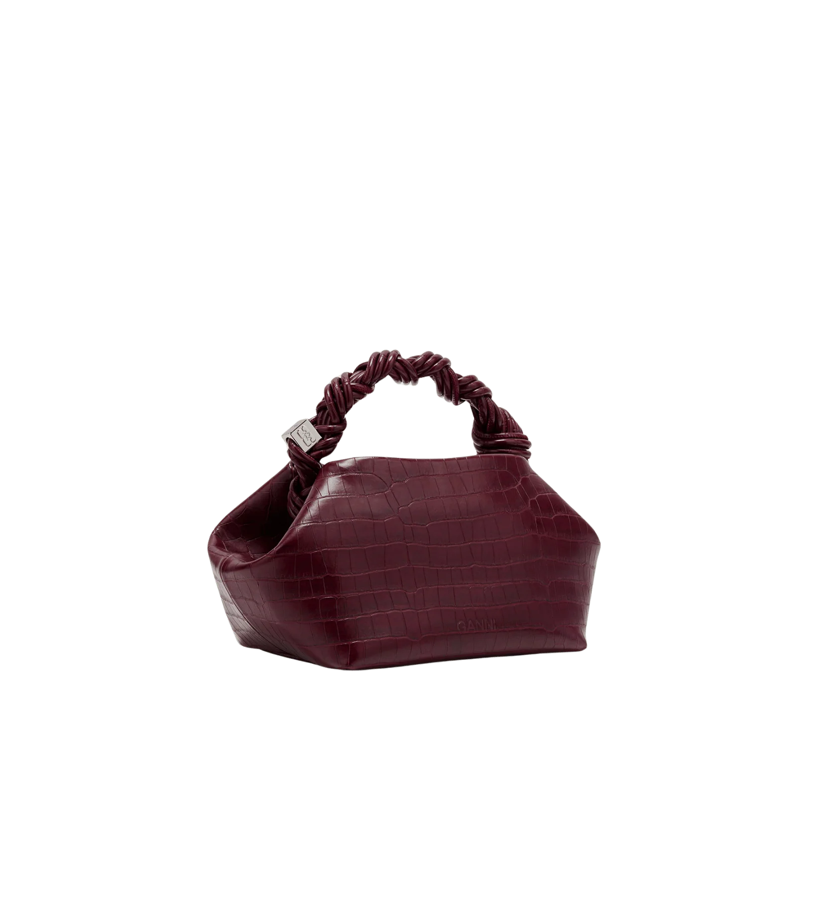 GANNI Bou Small Croco Pelinova Bag - Image 4