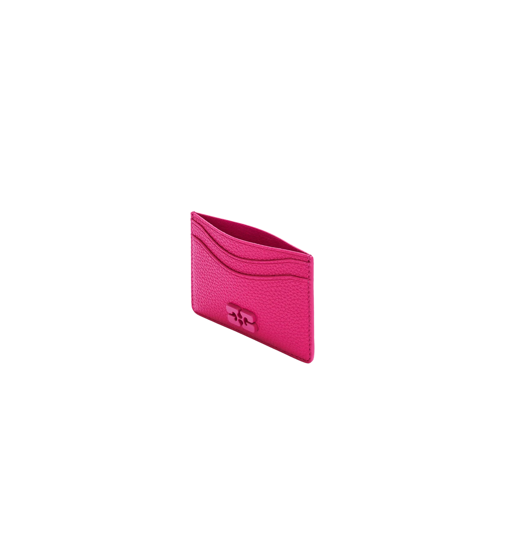 GANNI Pink Bou Card Holder Grained - Image 4