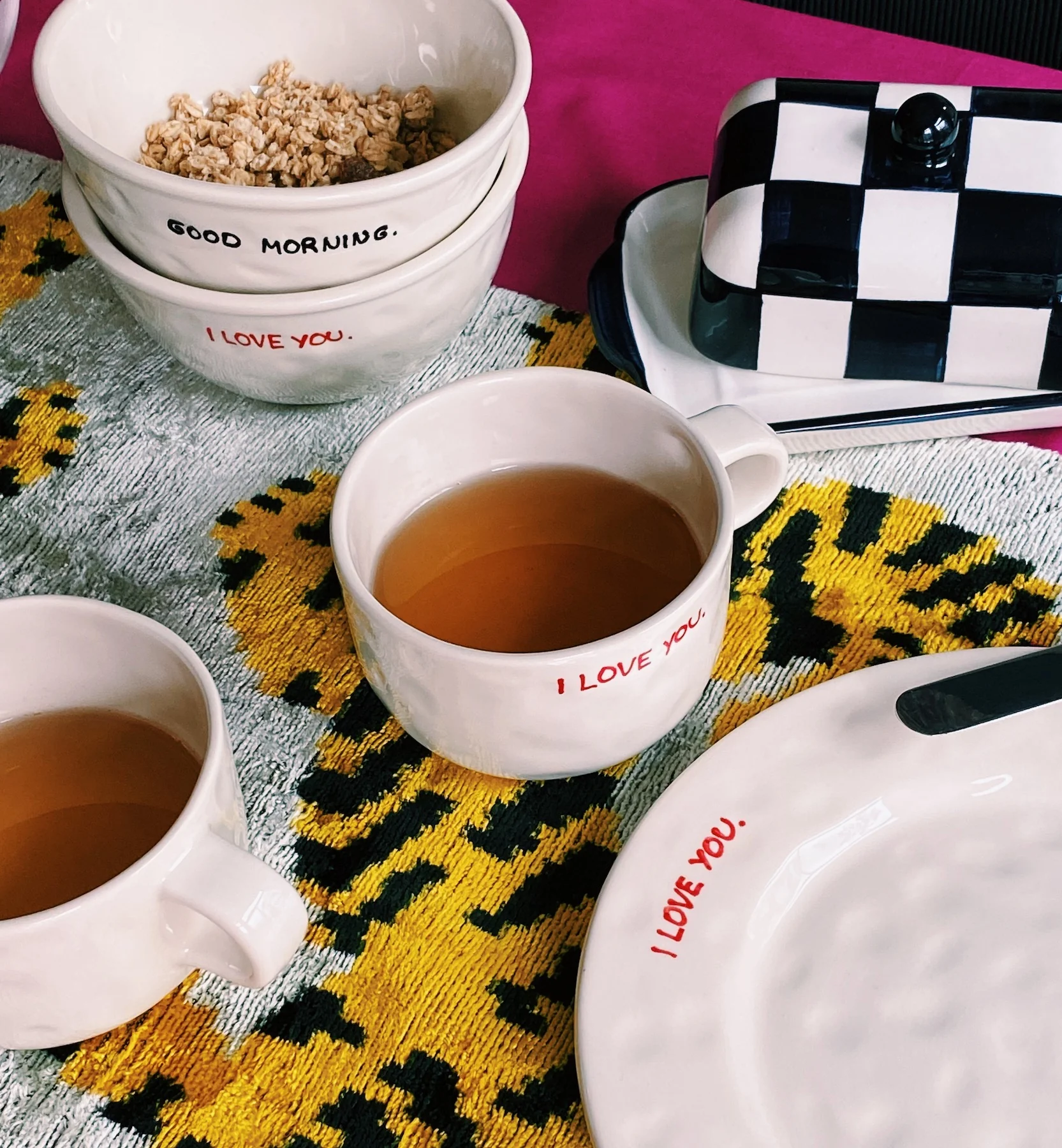 I Love You Cappuccino Mug - Image 3