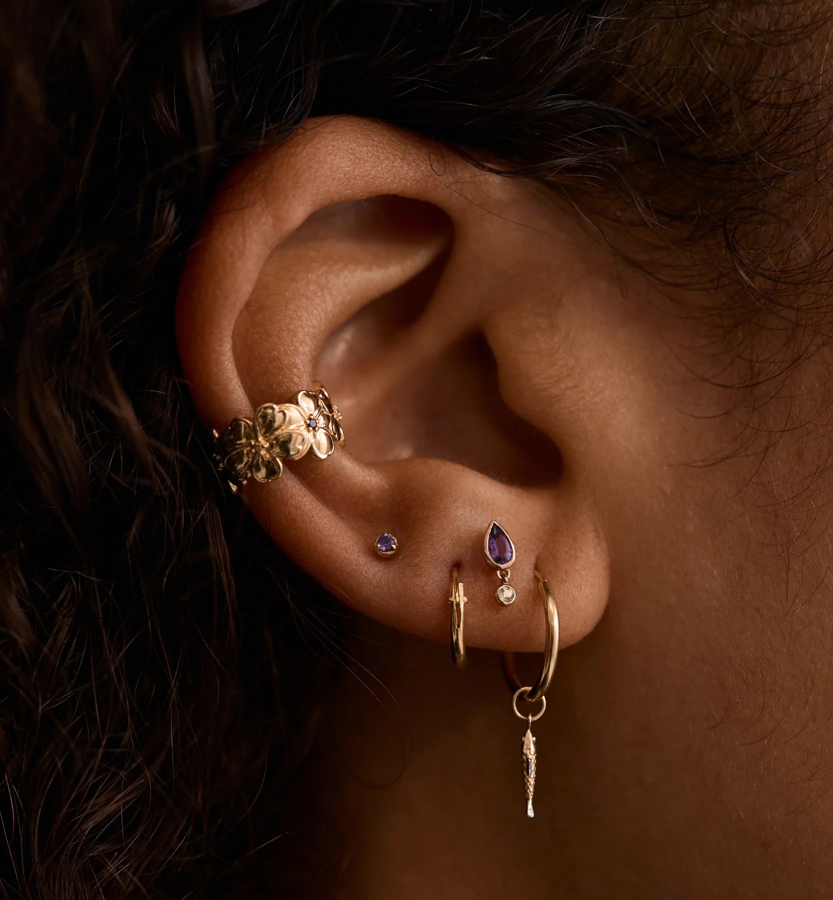 Lucky Fish Piercing Charm 14K - Image 3