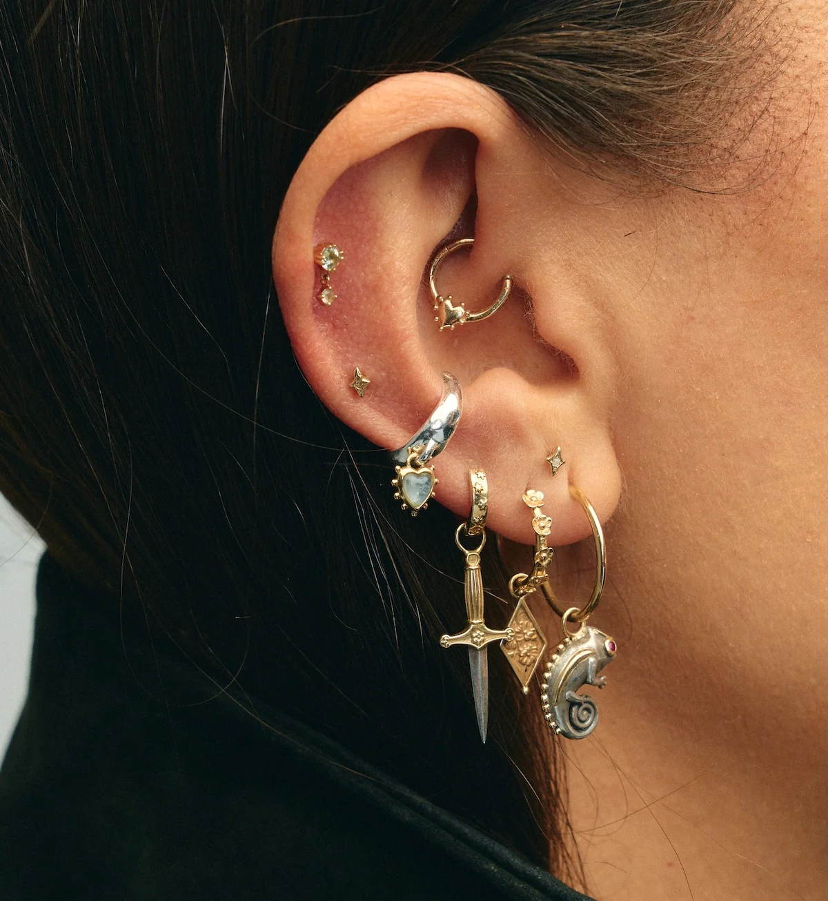 Phantom Glow Piercing Front 14K - Image 3