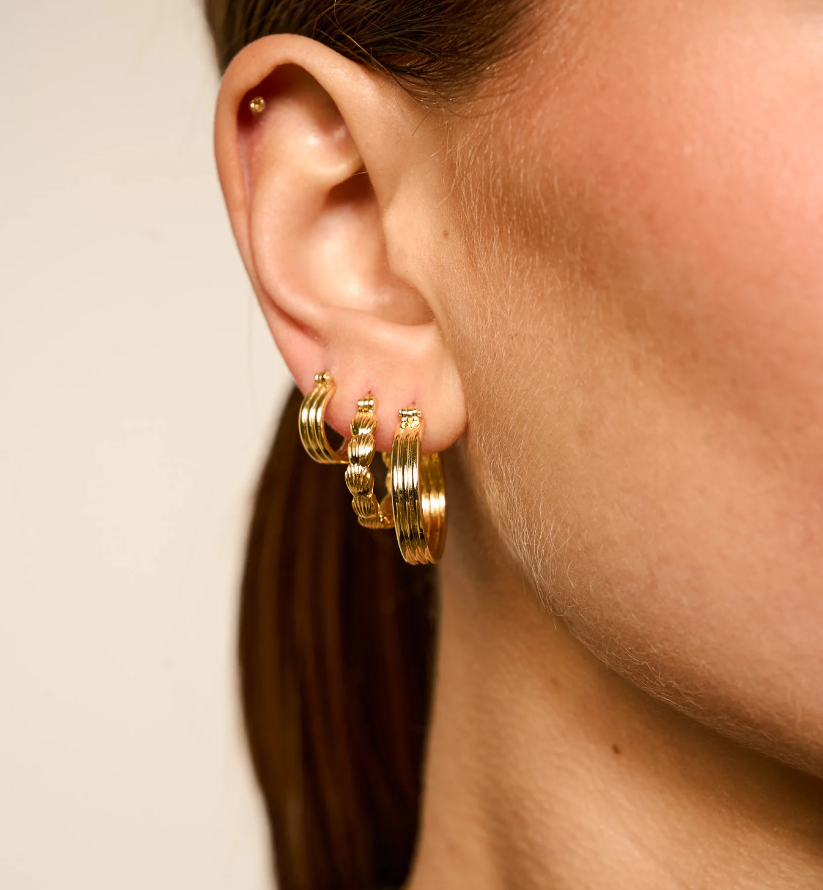 Poetic Hoop Earrings - Image 3
