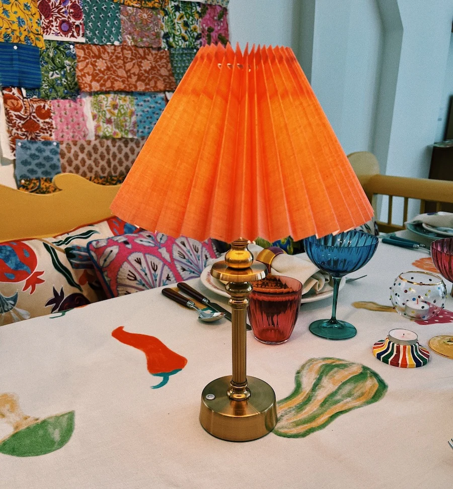 Pooky Round Brass Rechargeable Table Lamp - Image 3