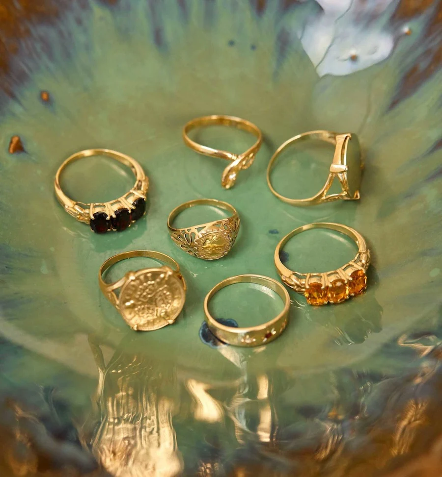 Rose Citrine Ring 14K - Image 3