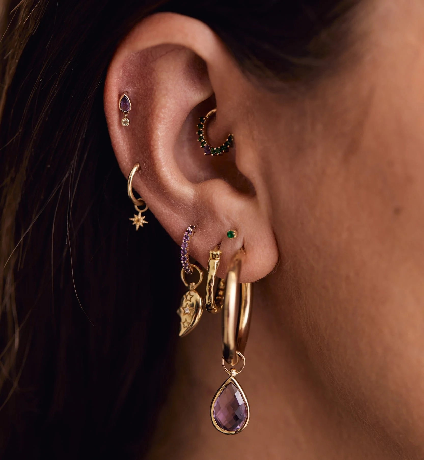 Run To The Sun Piercing Charm 14K - Image 3