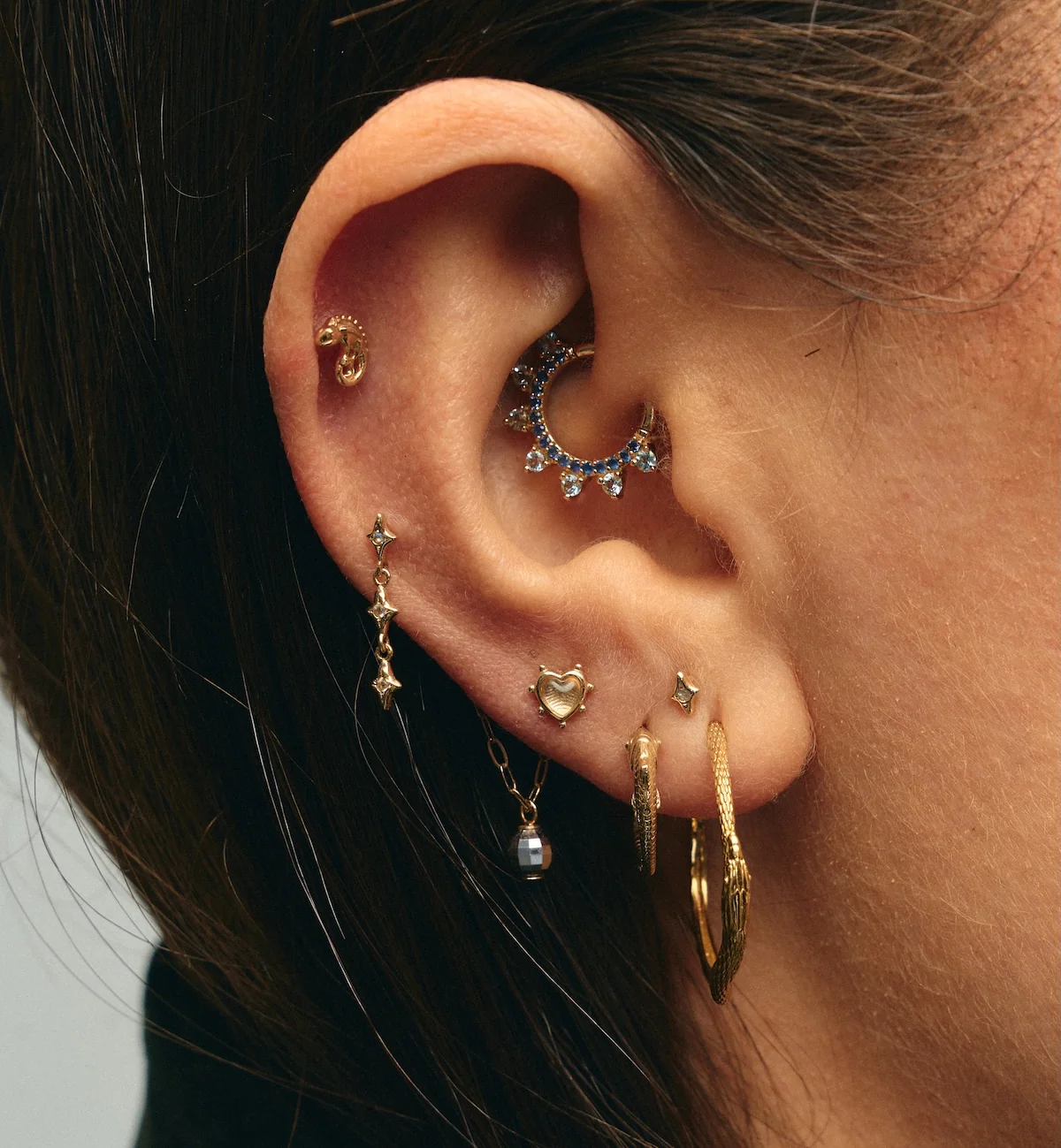 Single Twined Souls Stud Earring 14K - Image 6