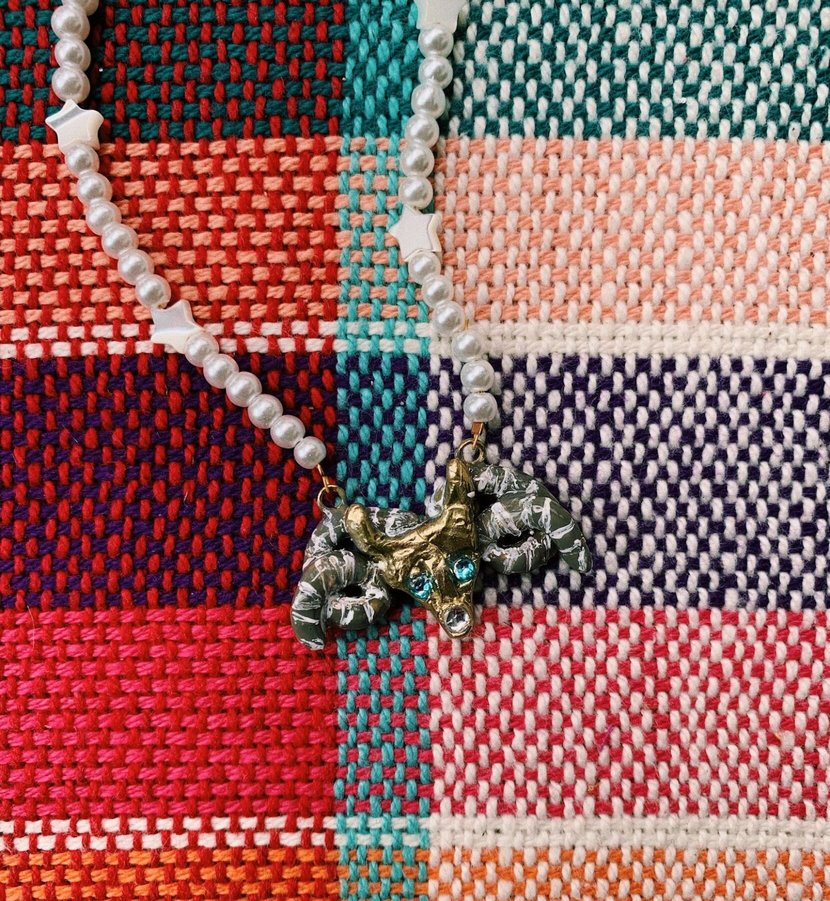 Susan Alexandra Zodiac Star Pearl Necklace - Image 11