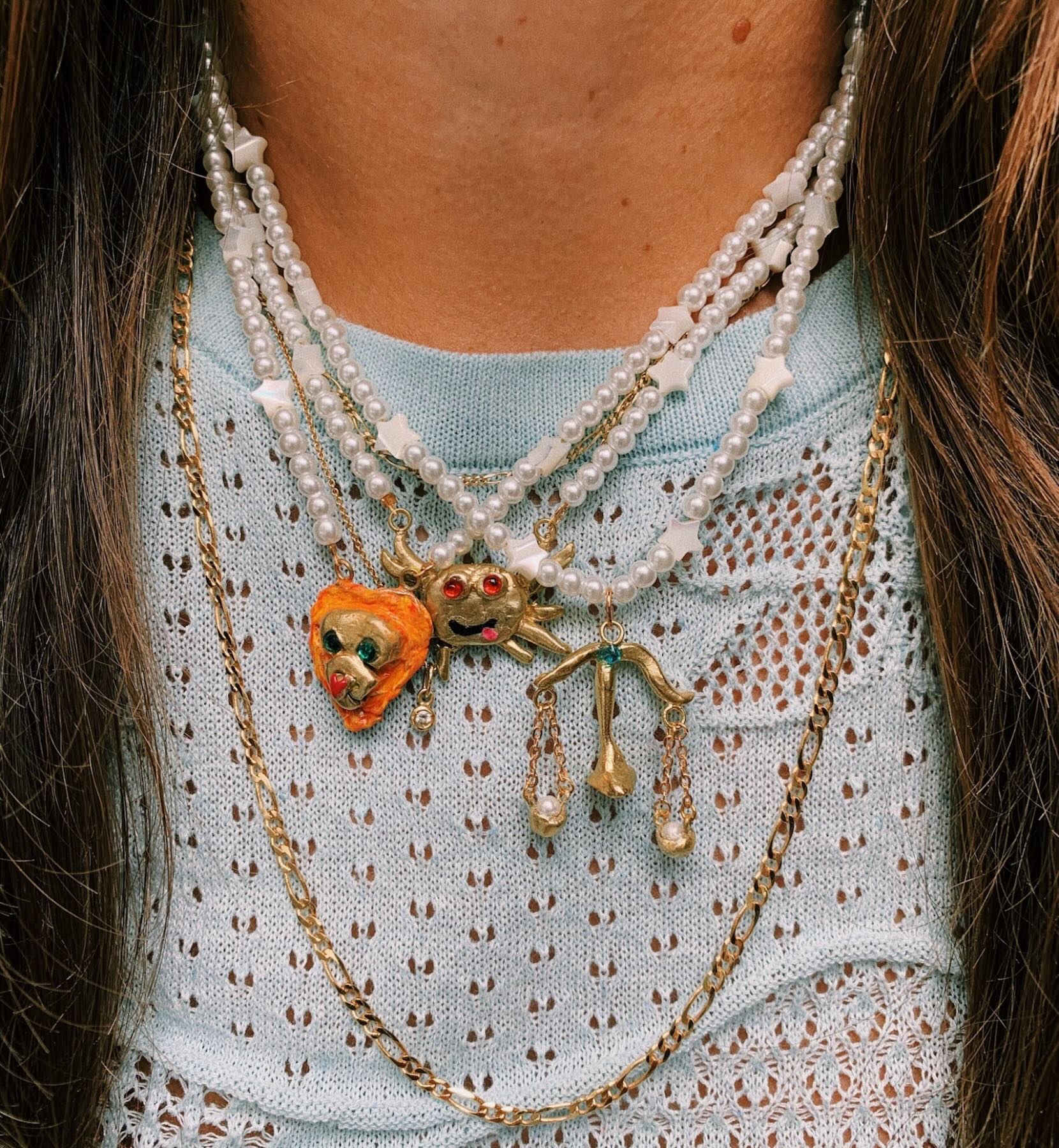 Susan Alexandra Zodiac Star Pearl Necklace - Image 9